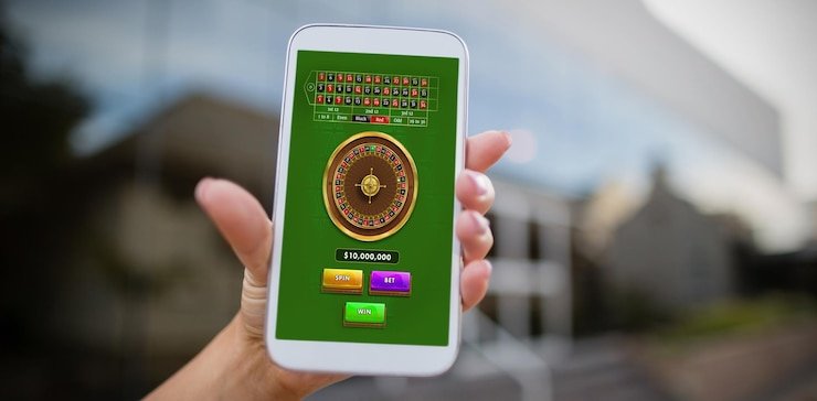 Tampilan jackpot progresif dengan nilai terakumulasi